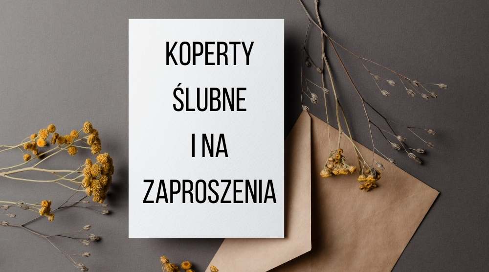 koperty na zaproszenia ślubne